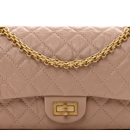 Chanel Aged Calfskin Quilted 2.55 Reissue 225 Flap Light Beige 5 of 10