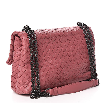 Bottega Veneta Nappa Intrecciato Small Olimpia Shoulder Bag Rose Pink 3 of 10