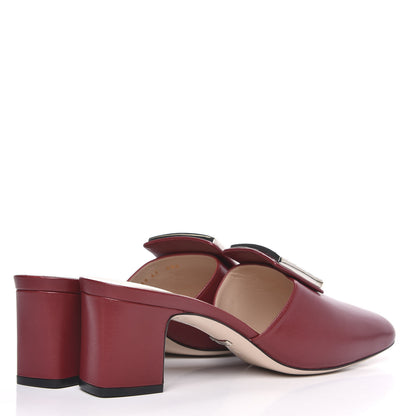 Gucci Malaga Kid Crystal Square G Madelyn Mules 41 Romantic Cerise 5 of 10
