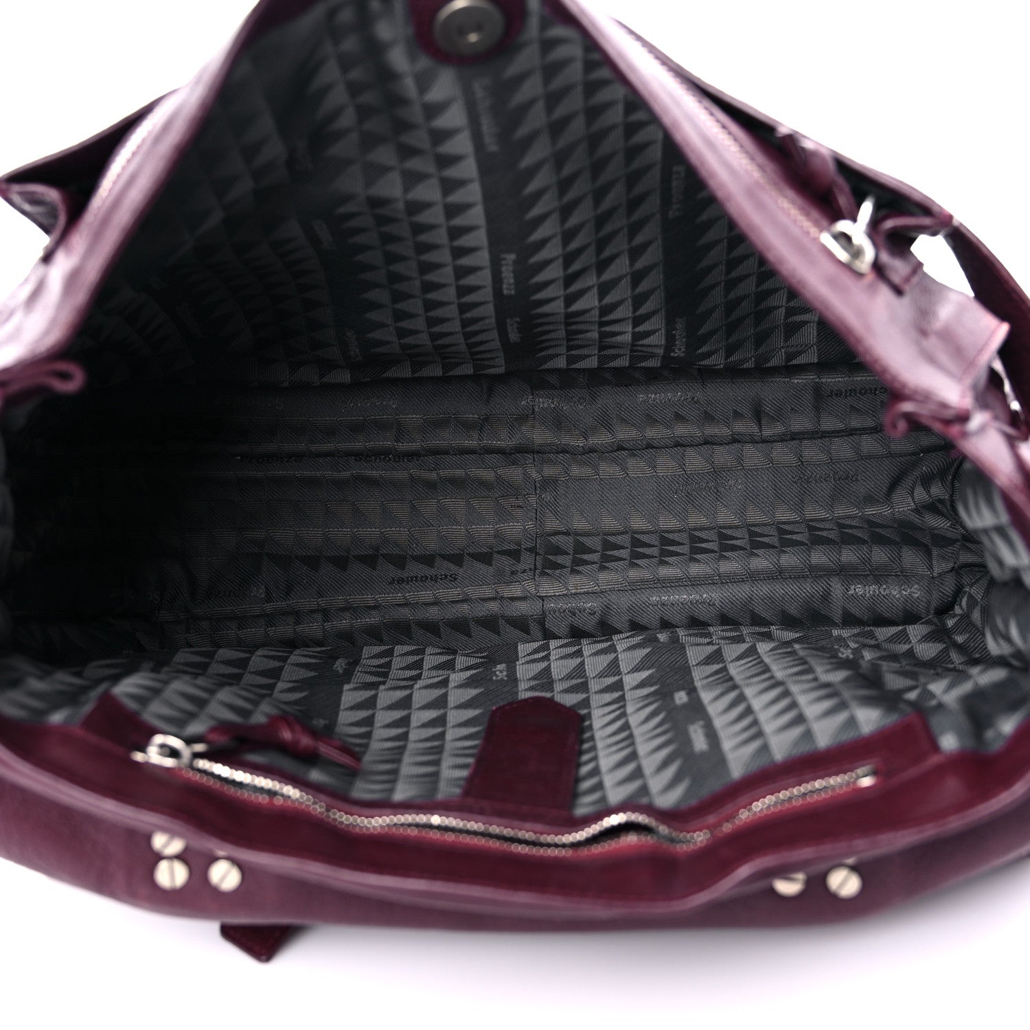 Proenza Schouler Lambskin PS1 Large Satchel Oxblood 5 of 29