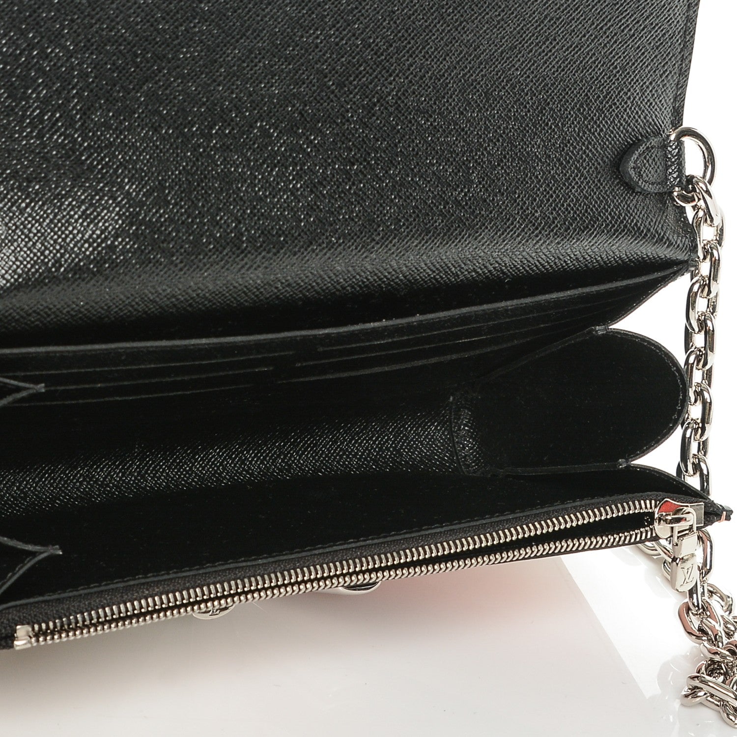 Louis Vuitton Epi Reverse Monogram Twist Chain Wallet Rose Ballerine 5 of 7
