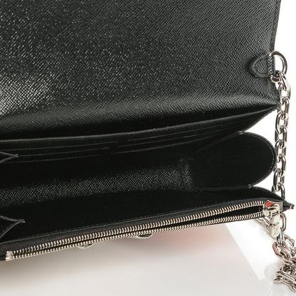 Louis Vuitton Epi Reverse Monogram Twist Chain Wallet Rose Ballerine 5 of 7