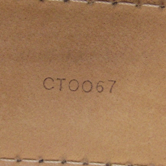 Louis Vuitton Monogram Belt w Silver Buckle 85/34 5 of 5