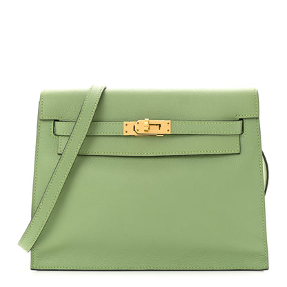 Hermes Evercolor Kelly Danse II Belt Bag Vert Criquet 1 of 13