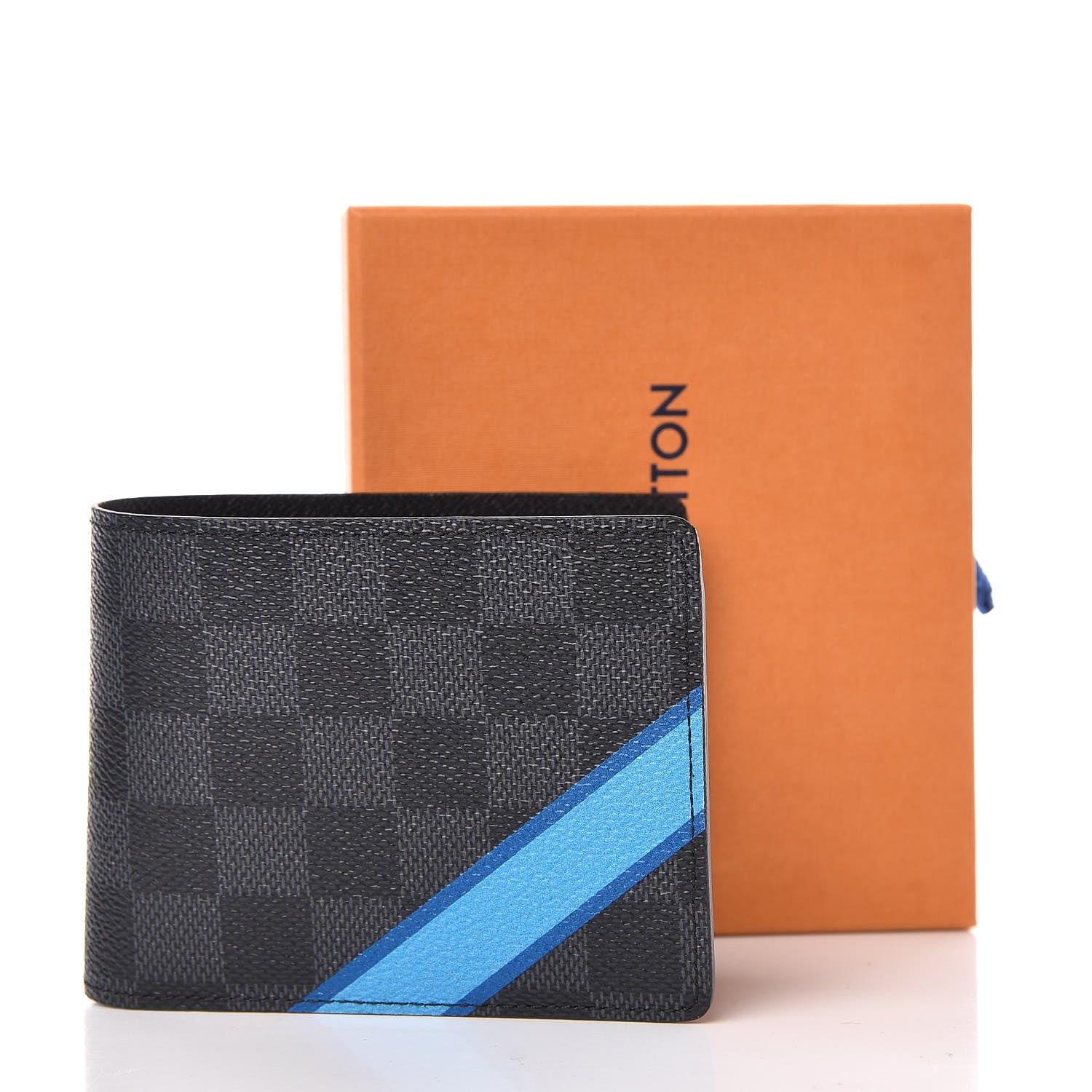 Louis Vuitton Damier Graphite My LV Heritage Multiple Wallet Blue De France Blue Clair 7 of 7
