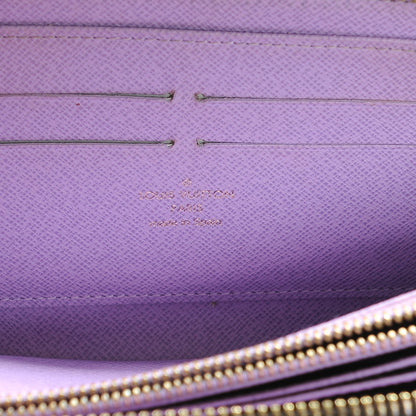 Louis Vuitton Damier Ebene Illustre Zippy Wallet Violet 5 of 8
