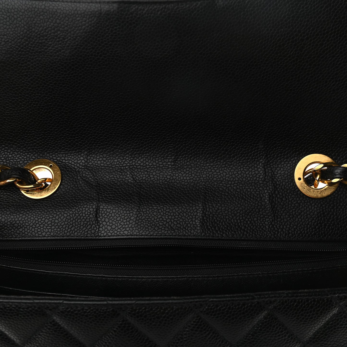 Caviar Quilted Jumbo Single Flap Black