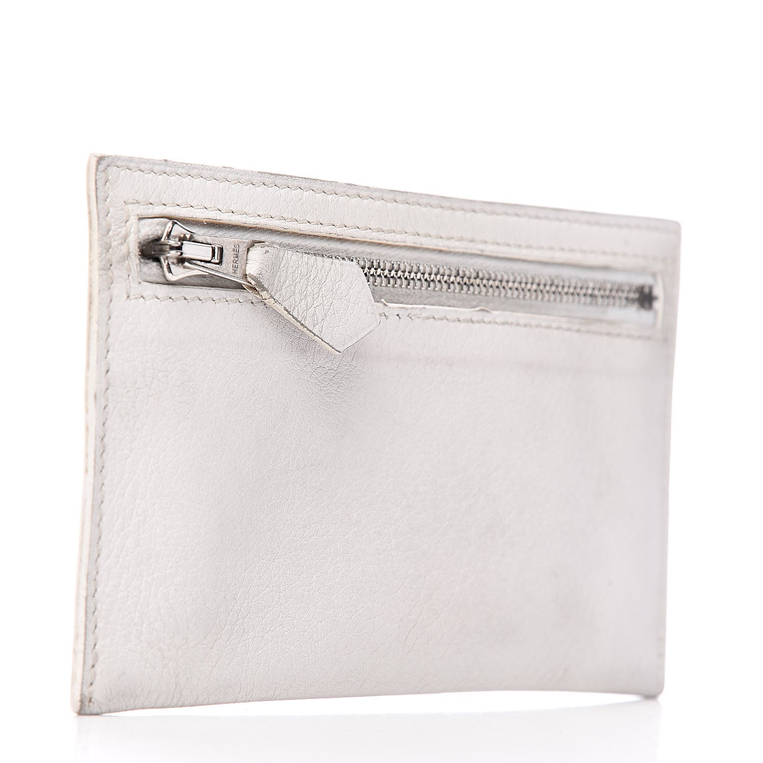 Hermes Evergrain Zip Zap White 3 of 20