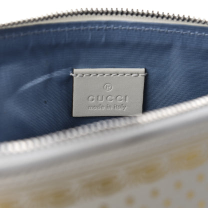 Gucci X SEGA Calfskin GUCCY Stars Mini Dome Shoulder Bag Mystic White Gold 9 of 11