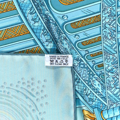 Hermes Silk Les Rivieres de Babel Scarf 90 3 of 3