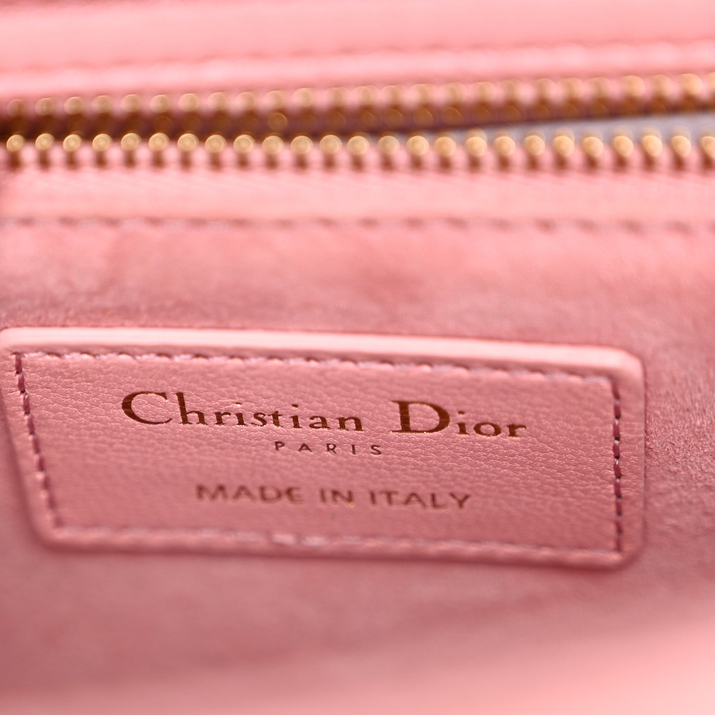 Lambskin Cannage Small My Lady Dior Pink