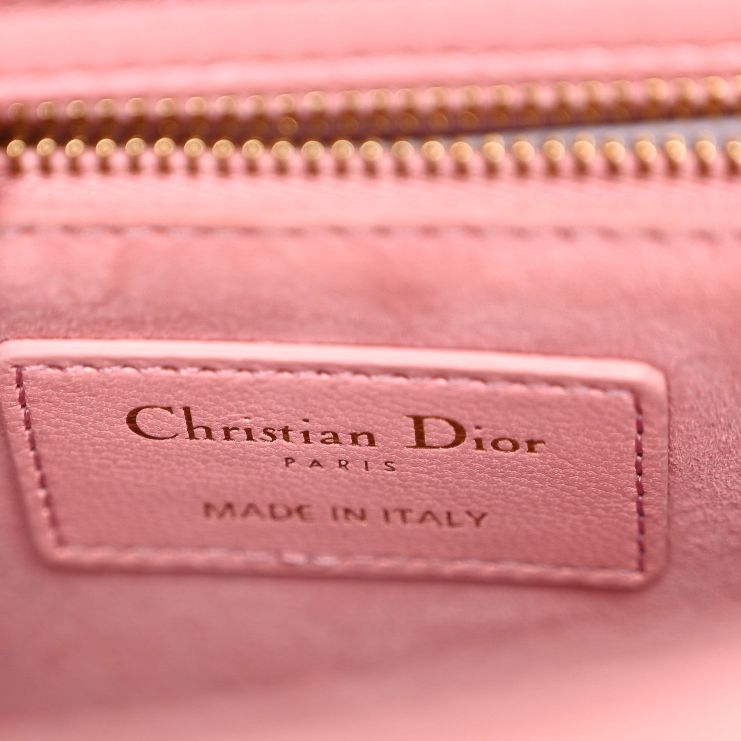 Christian Dior Lambskin Cannage Small My Lady Dior Pink 6 of 9