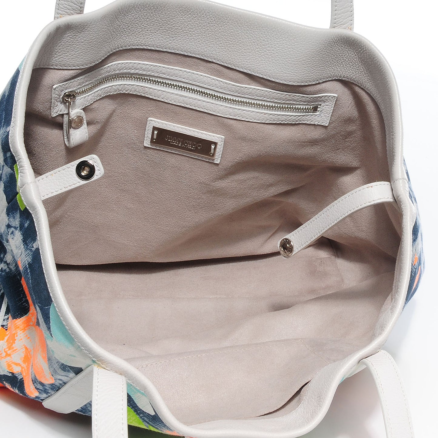 Canvas Orchid Print Medium Sara Tote