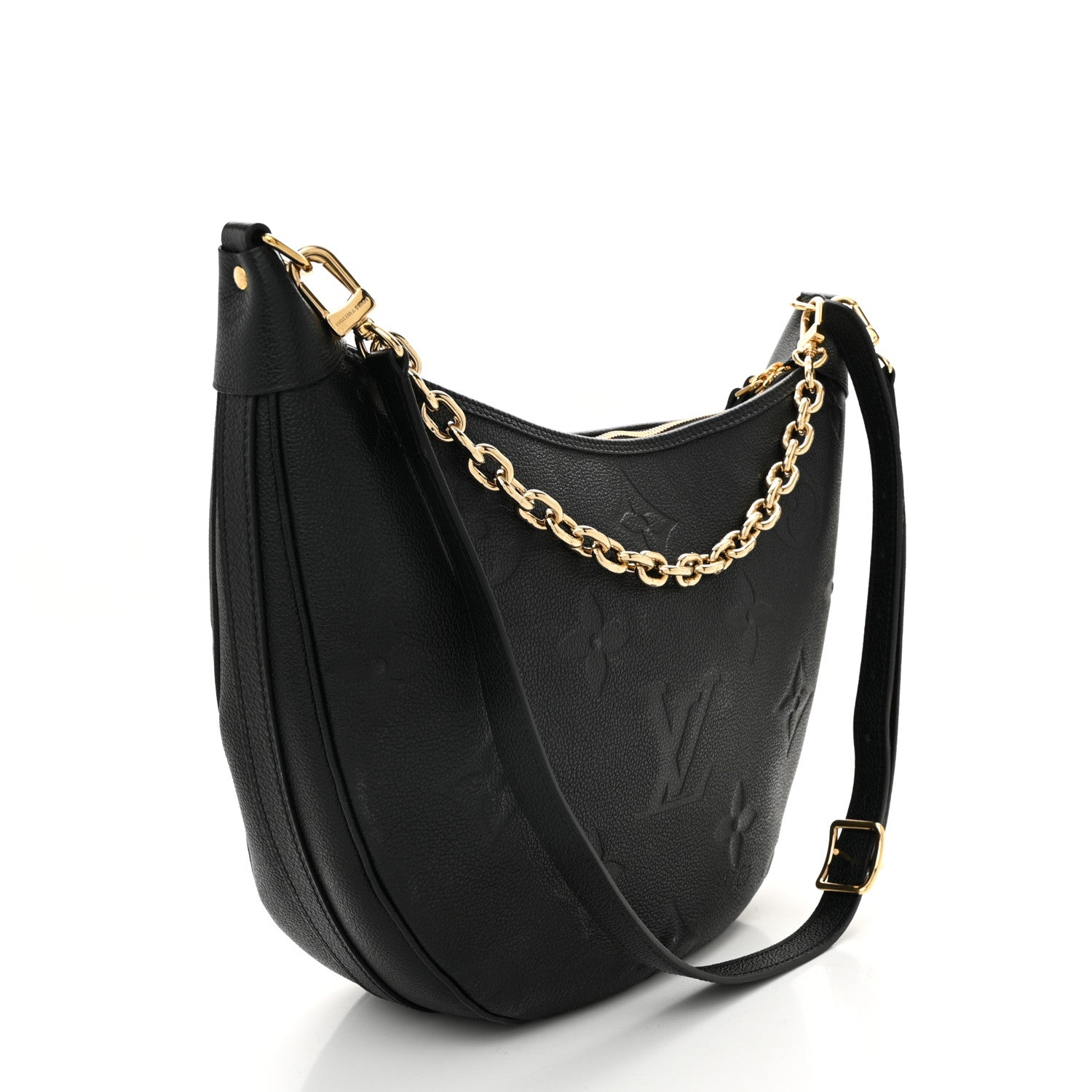 Louis Vuitton Empreinte Monogram Giant Loop Hobo Black 5 of 25