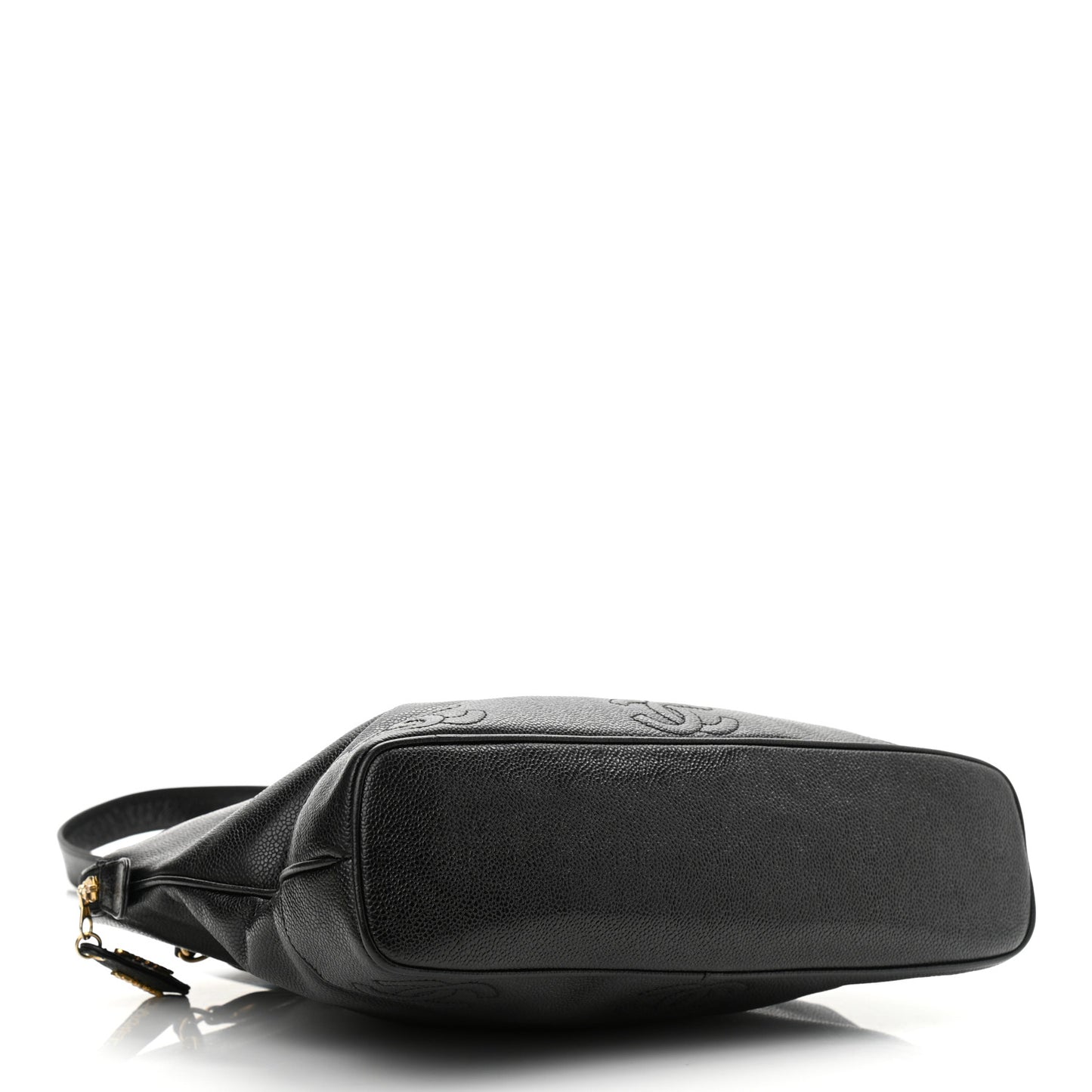Caviar CC Shoulder Bag Black