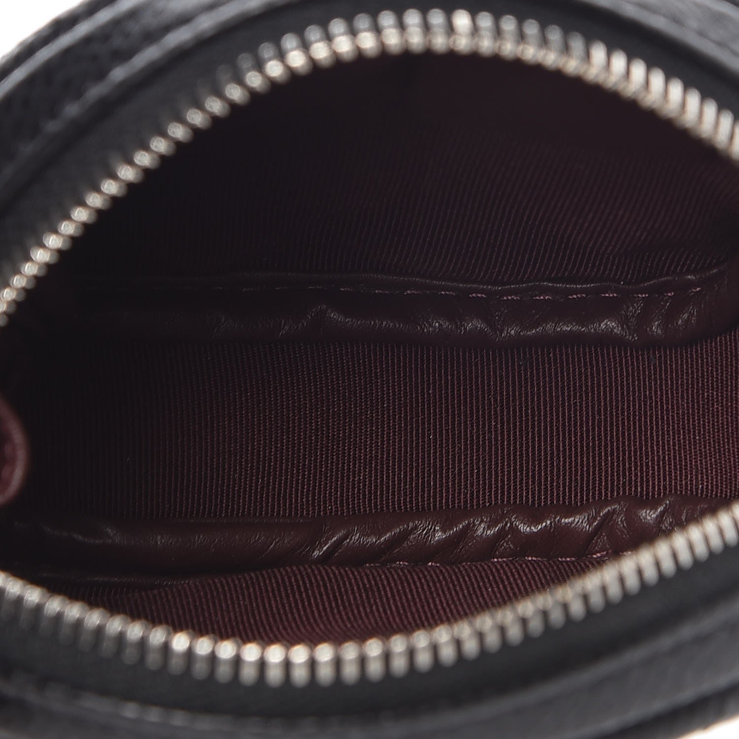 Chanel Caviar Quilted Zip Around Classic Coin Purse Black 5 of 8