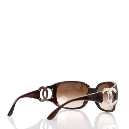 Chanel Acetate CC Sunglasses 6014 Brown 4 of 6