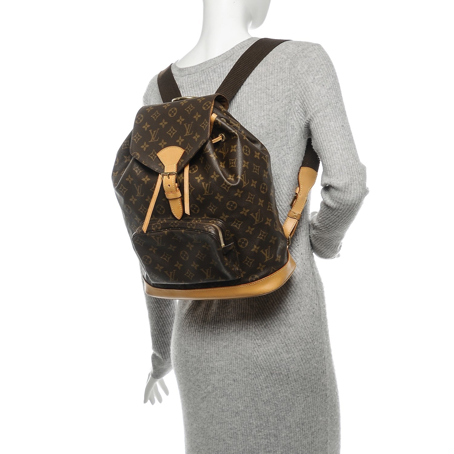 Louis Vuitton Monogram Montsouris GM Backpack 2 of 9