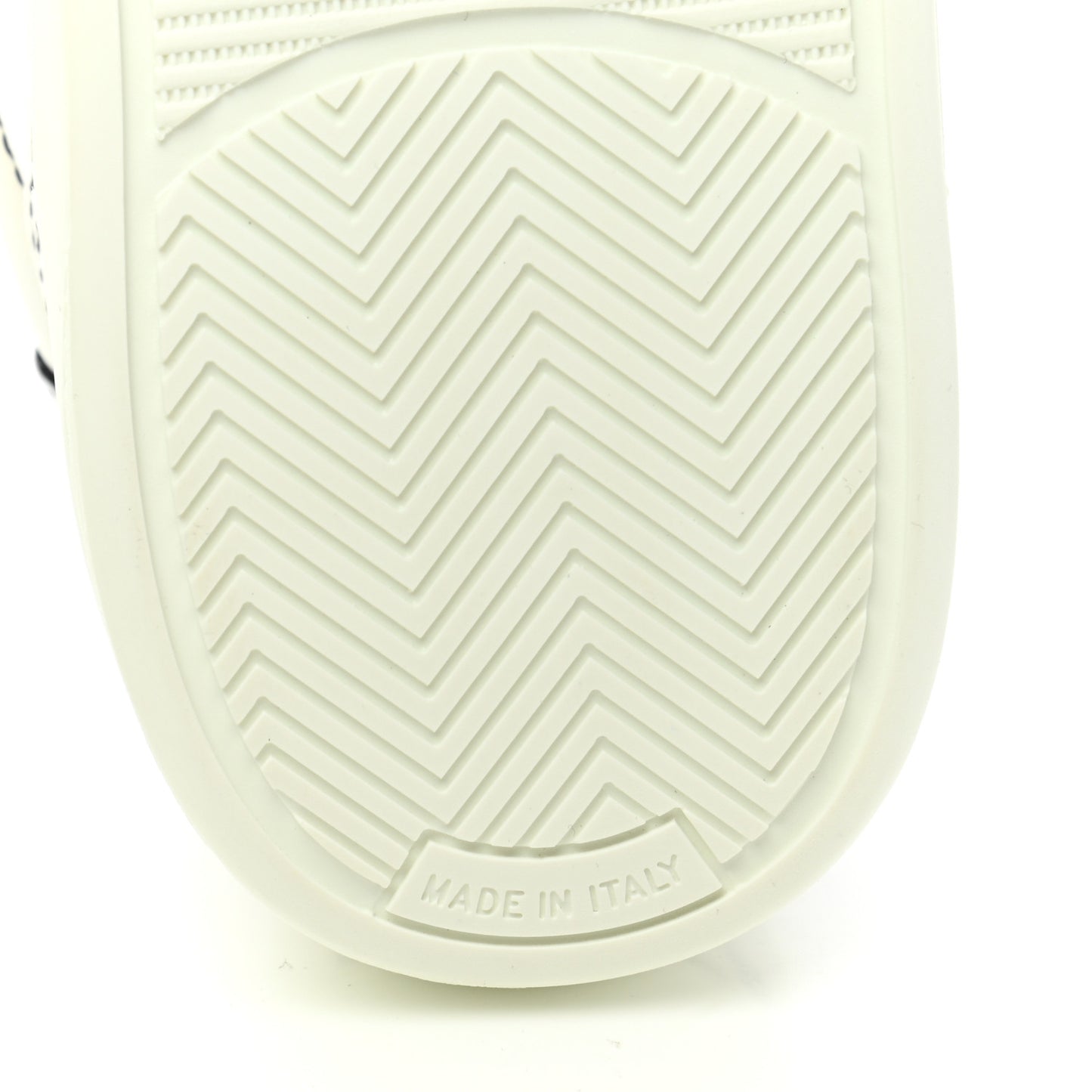 Calfskin Womens Logo Sneakers 36.5 Black White