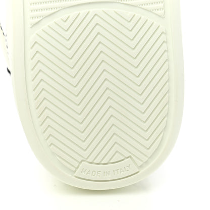 Chanel Calfskin Womens Logo Sneakers 36.5 Black White 8 of 9