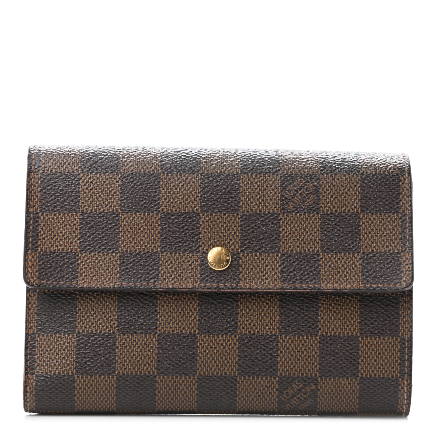 Louis Vuitton Damier Ebene Porte Tresor Etui Papier Wallet 1 of 4
