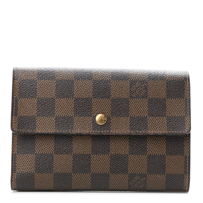 Louis Vuitton Damier Ebene Porte Tresor Etui Papier Wallet 1 of 4
