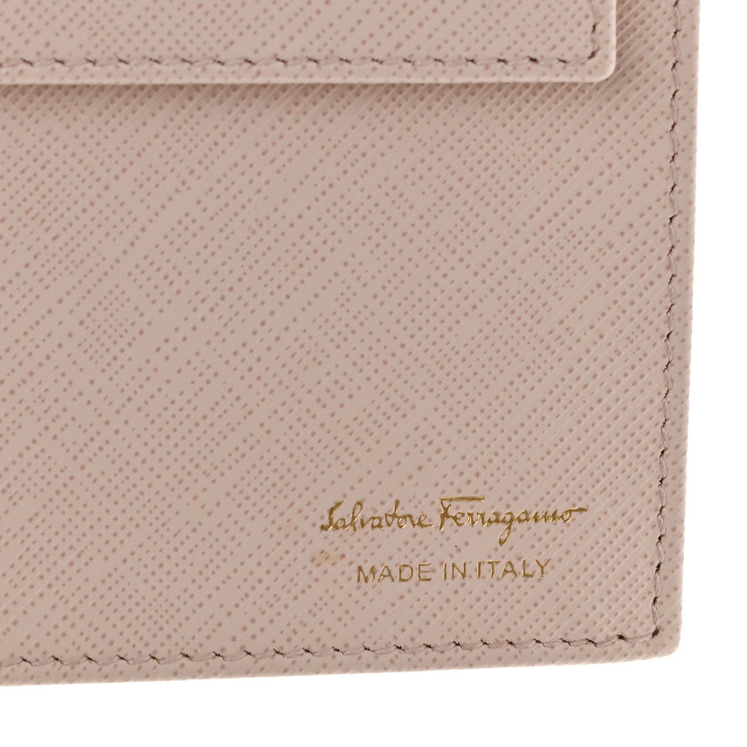 Salvatore Ferragamo Calfskin Miss Vara Wallet On Chain Pink 7 of 10