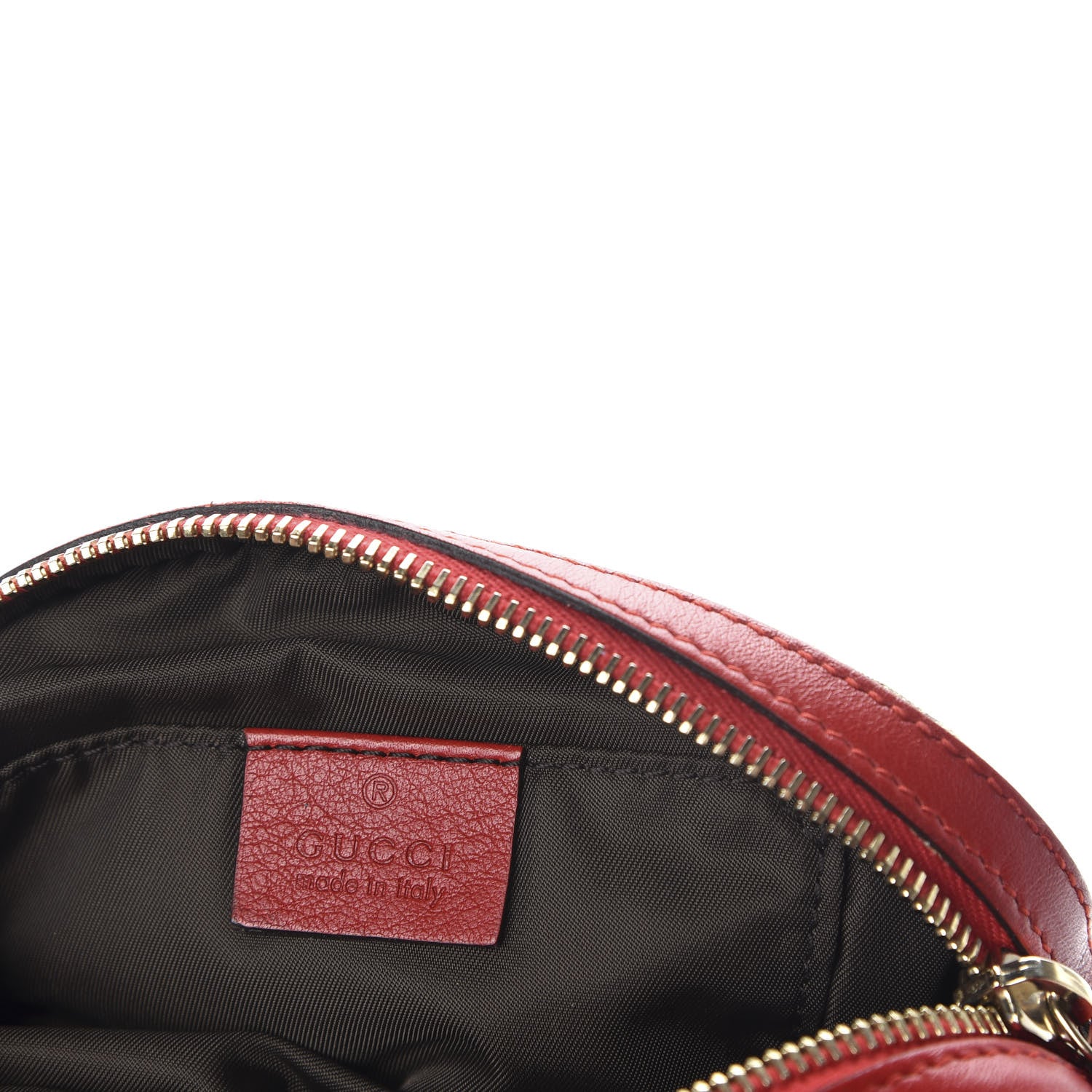Gucci Monogram Cosmetic Case Brown Red 6 of 8