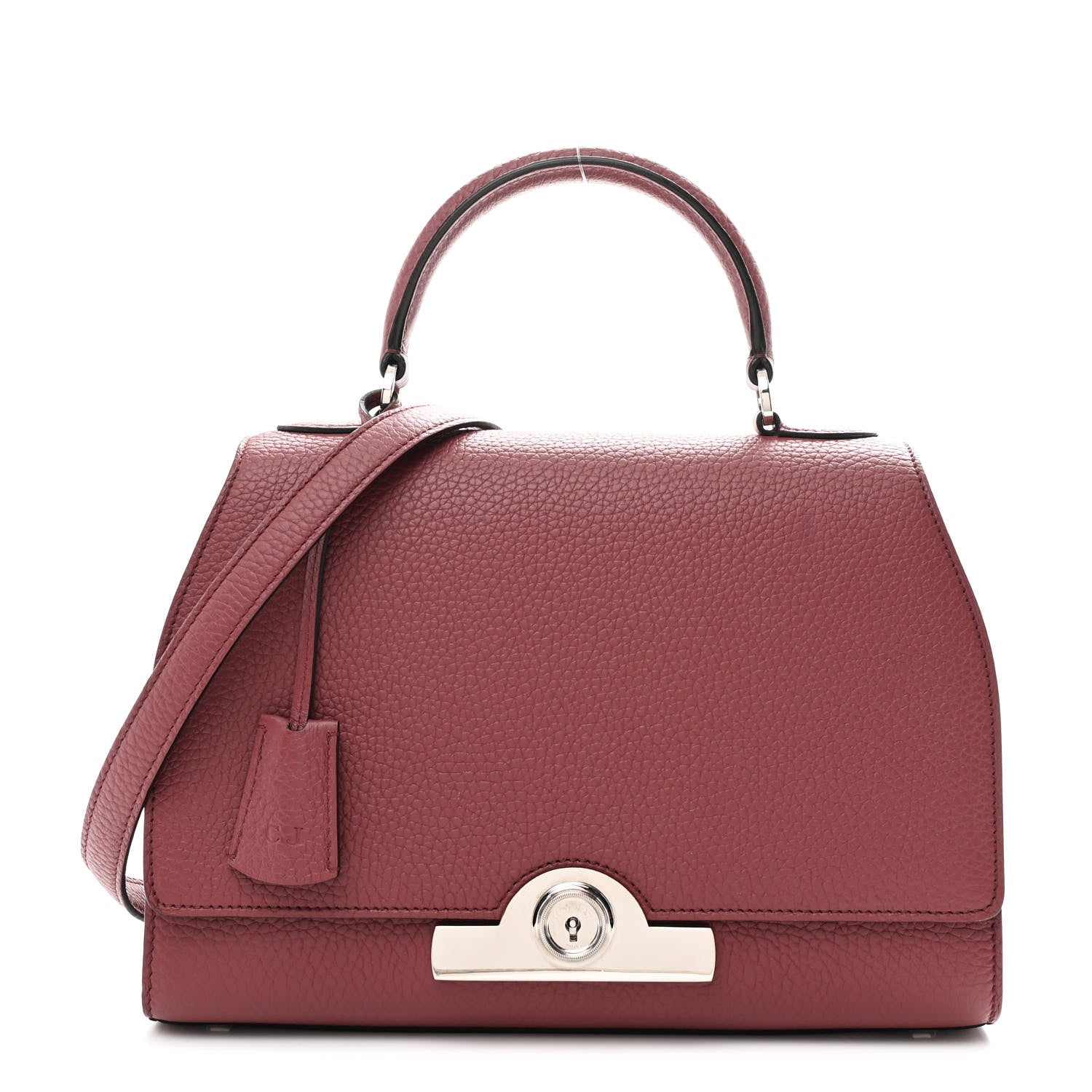 Moynat Carat Calfskin Rejane PM Wood Rose 1 of 9