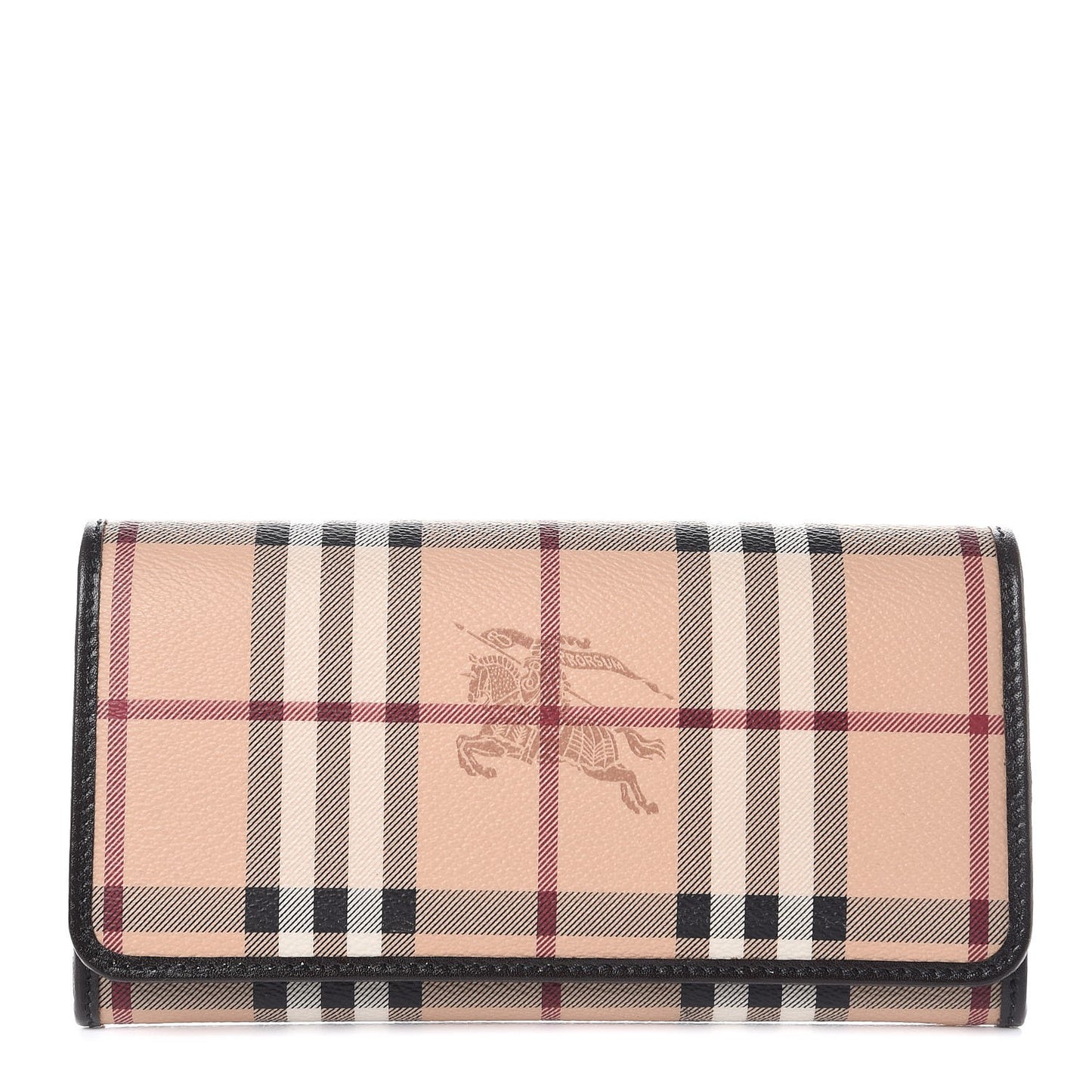 Haymarket Check Penrose Continental Wallet Chocolate
