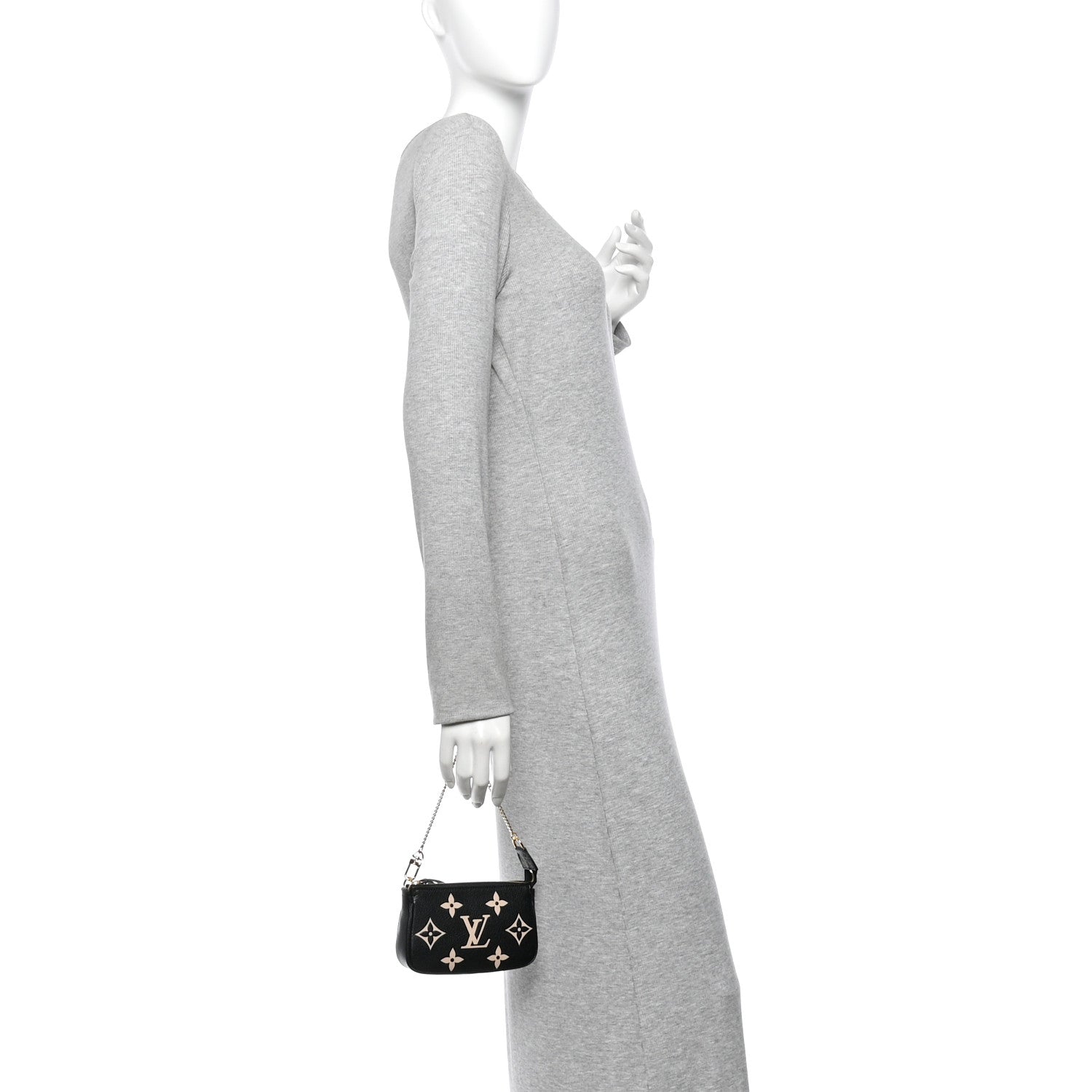 Louis Vuitton Empreinte Monogram Giant Mini Pochette Accessories Black 2 of 9