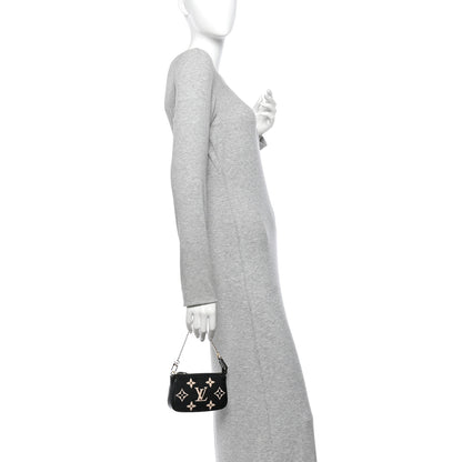 Louis Vuitton Empreinte Monogram Giant Mini Pochette Accessories Black 2 of 9
