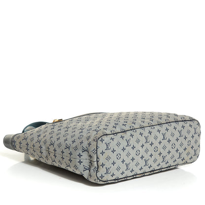 Louis Vuitton Mini Monogram Lucille GM Blue 4 of 8