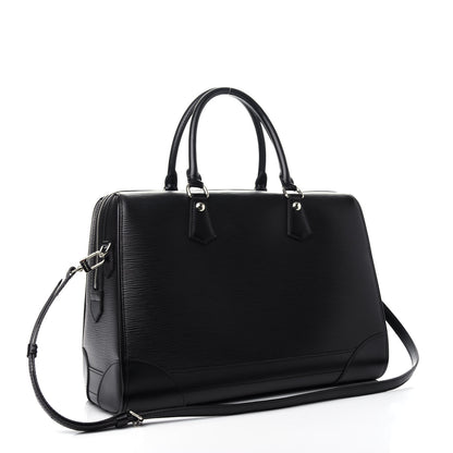 Louis Vuitton Epi Sac De Ville Bourget Black 2 of 11