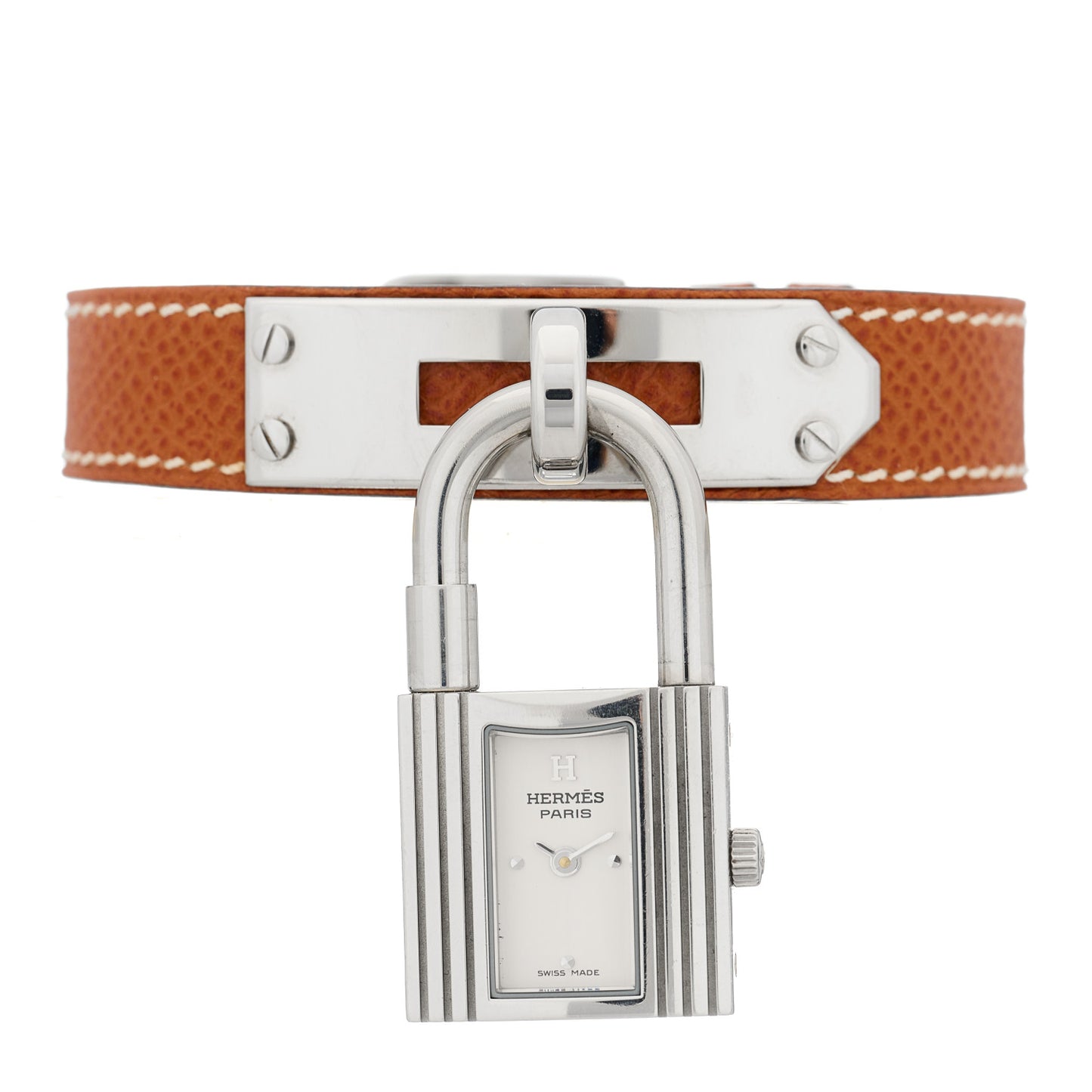 Stainless Steel Courchevel 20mm Kelly Cadena Quartz Watch Gold