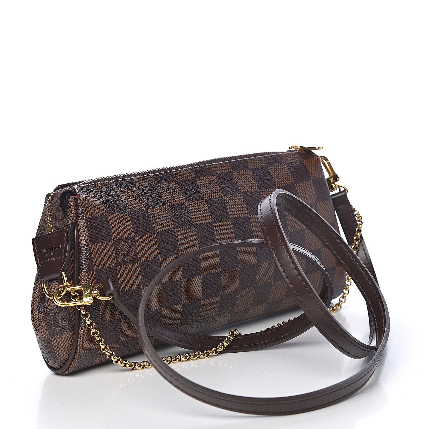 Louis Vuitton Damier Ebene Eva Clutch 3 of 10