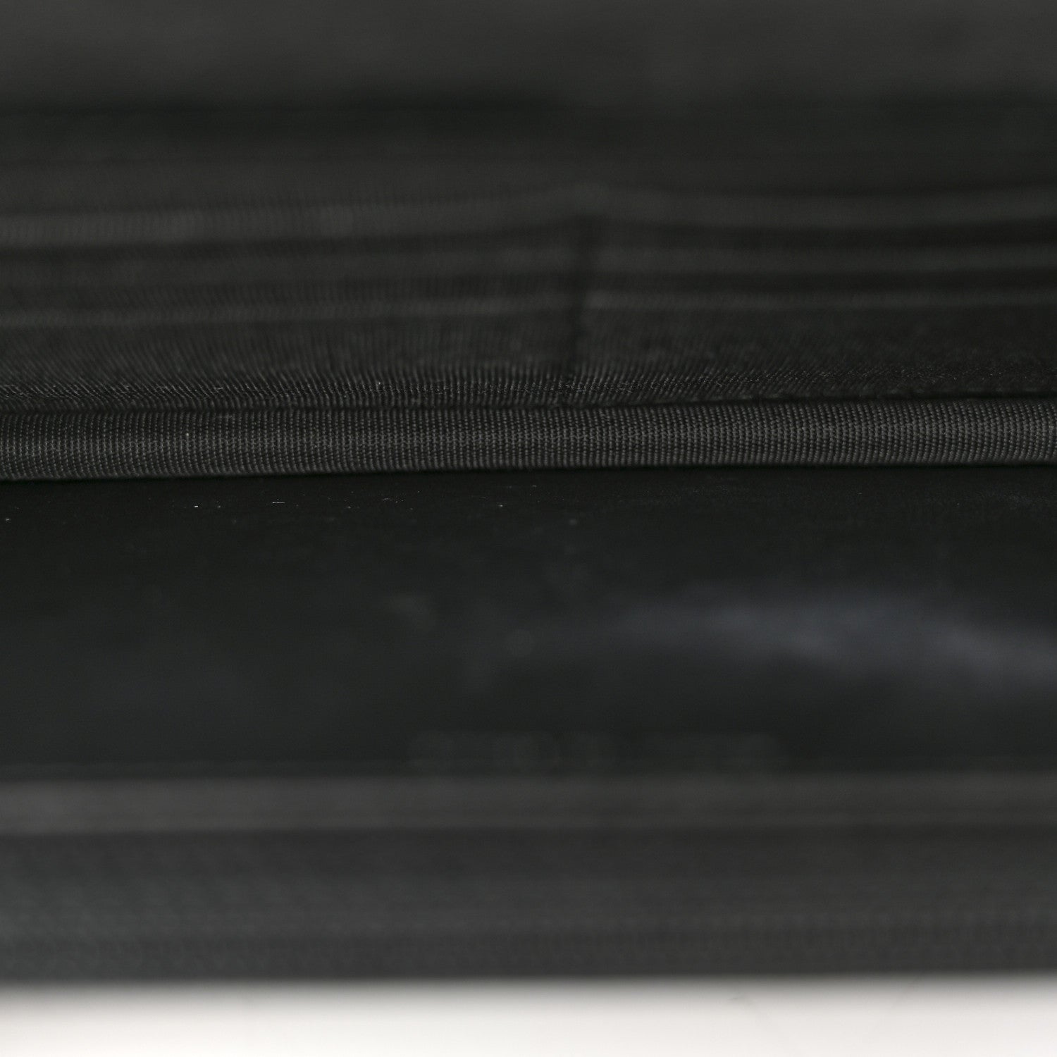 Chanel Crumpled Calfskin Quilted Wallet On Chain WOC So Black 5 of 11