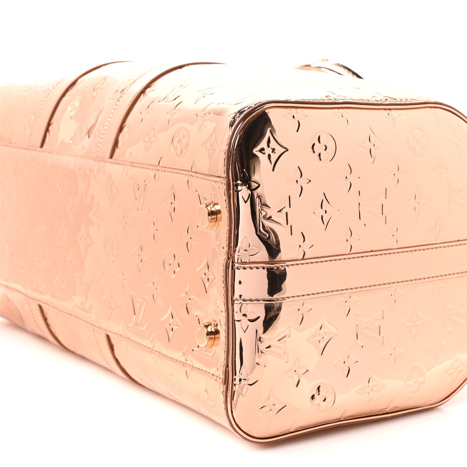 Louis Vuitton Monogram Mirror Keepall Bandouliere 45 Copper 9 of 9