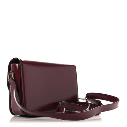 Celine Shiny Calfskin Teen Triomphe Light Burgundy 3 of 9