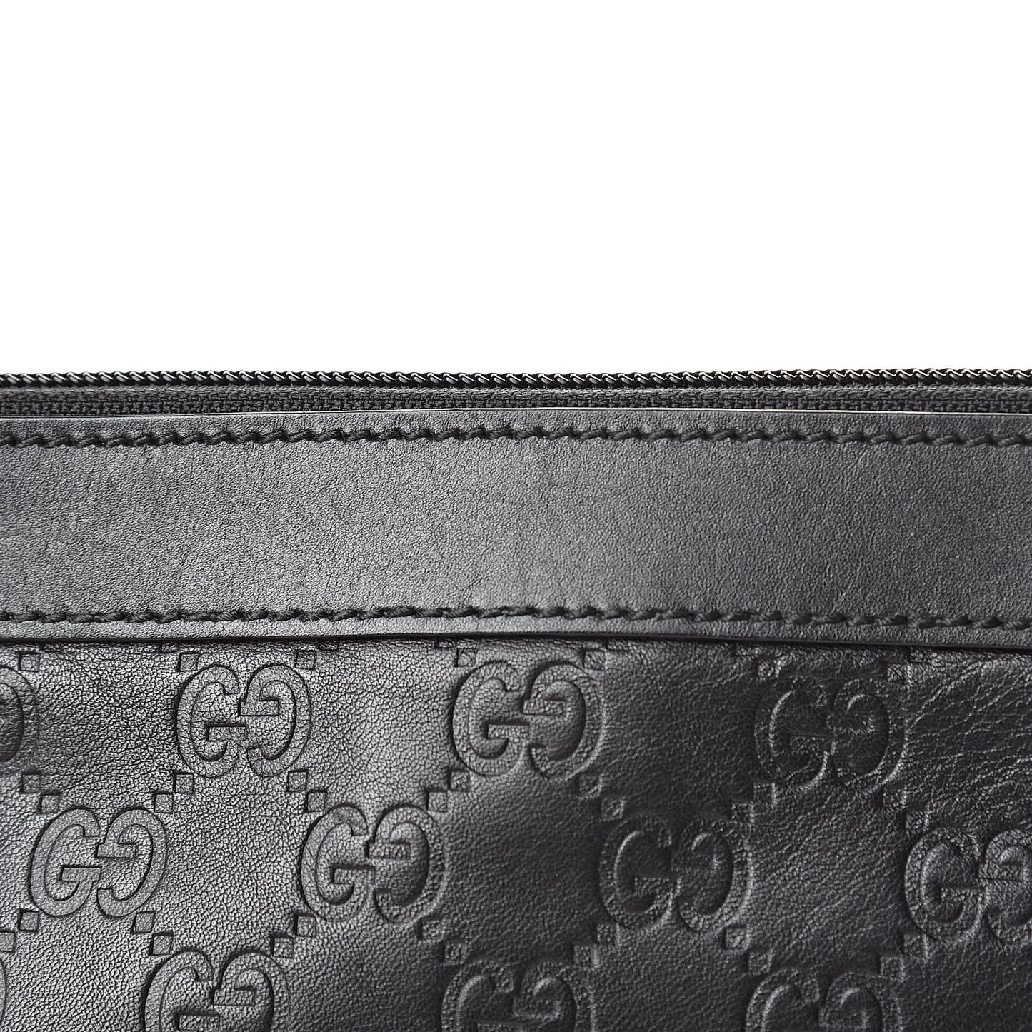 Guccissima Wristlet Black