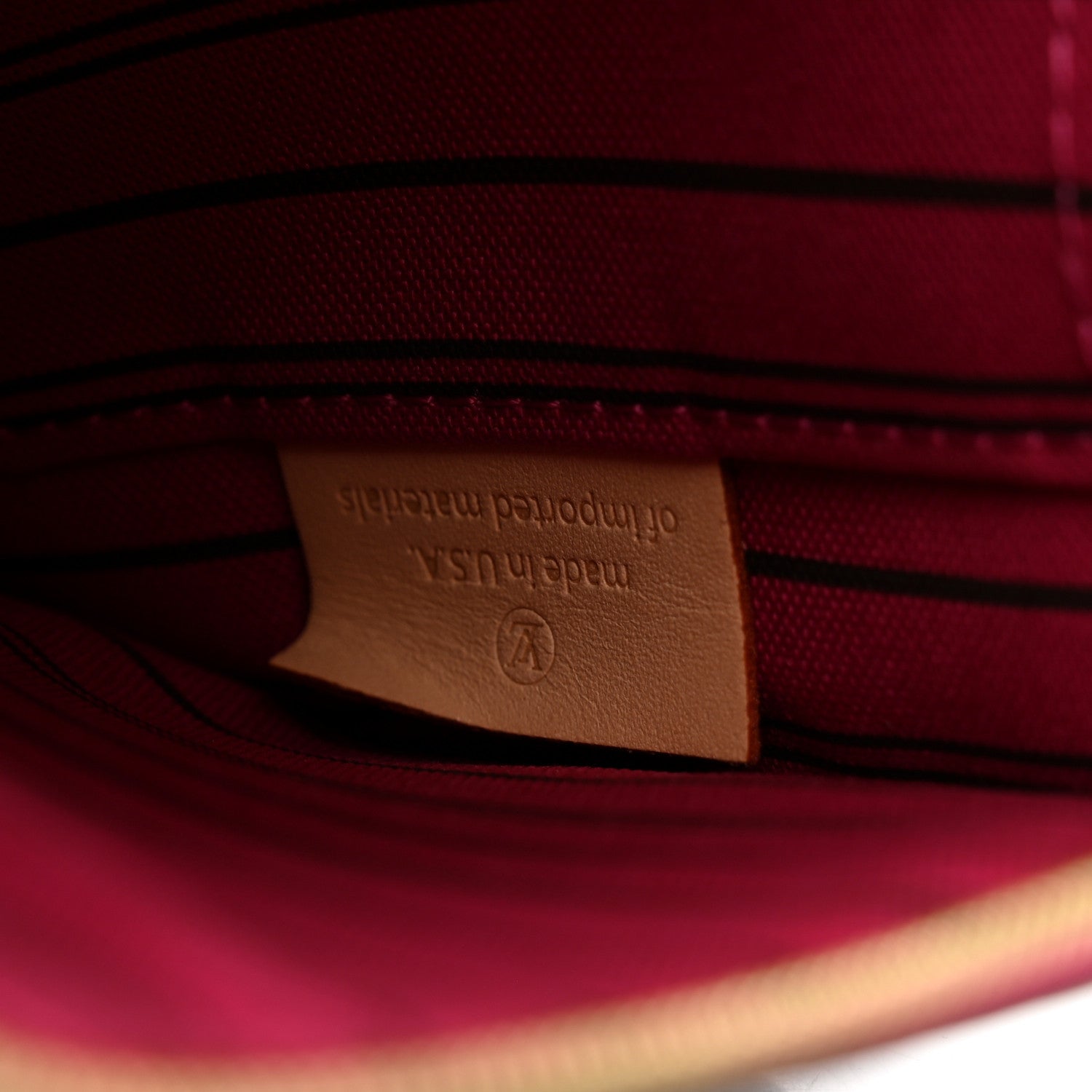 Louis Vuitton Monogram Neverfull MM GM Pochette Pivoine 7 of 7