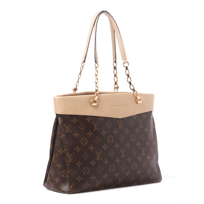Louis Vuitton Monogram Pallas Shopper Dune 3 of 9