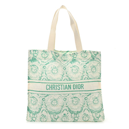 Christian Dior Canvas Dioriviera Toile de Jouy Soleil Tote Aquamarina 1 of 9