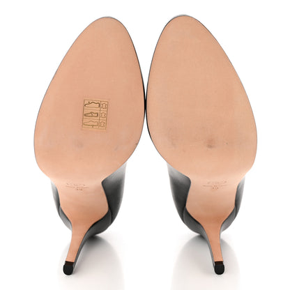 Chanel Lambskin CC Pumps 39 Black 5 of 11