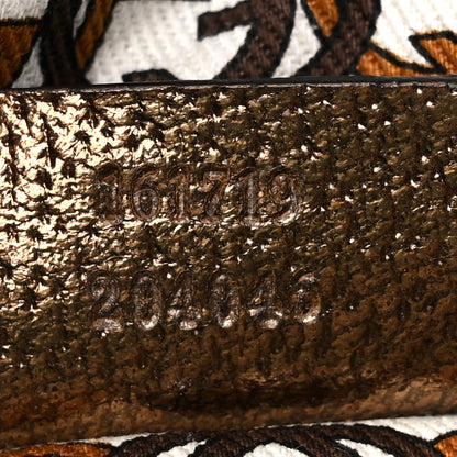 Gucci Monogram Large Princy Tote Gold 7 of 13