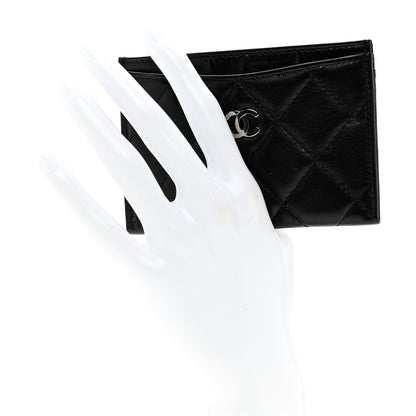 Chanel Lambskin Quilted Card Holder Black 2 of 8