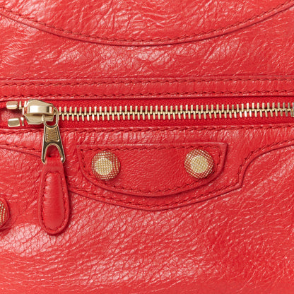 Balenciaga Agneau Giant 12 Gold Hardware Hip Rouge Cardinal 8 of 10
