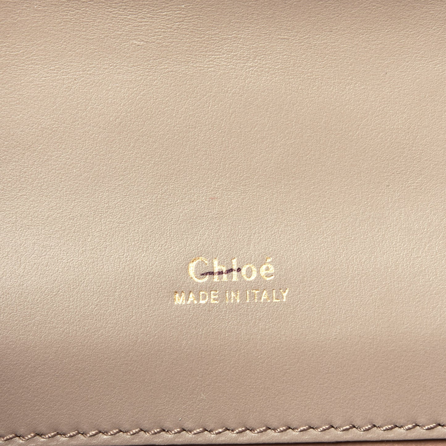 Shiny Goatskin Calfskin Mini Aby Chain Shoulder Bag Motty Grey