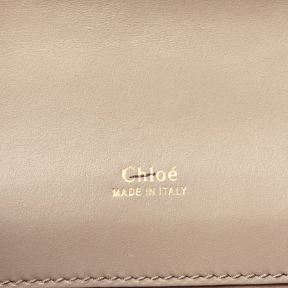 Chloe Shiny Goatskin Calfskin Mini Aby Chain Shoulder Bag Motty Grey 6 of 9