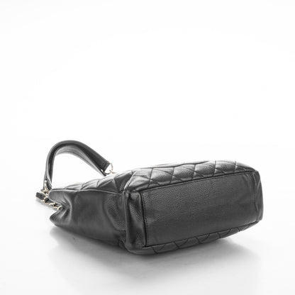 Chanel Caviar Quilted Petit Shopping Tote PST Black 4 of 7
